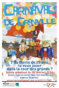 Carnaval de Granville : Faites la première partie des fatals Picards. Le vendredi 28 février 2014 à granville. Manche. 